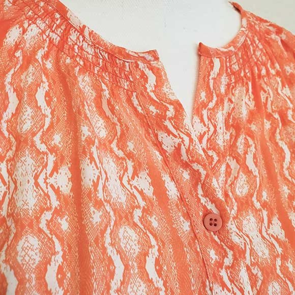 Collective Concepts Coral Print Dress-NWT-Large - Picture 4 of 6